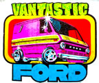 vantastic ford vintage t-shirt iron-on van